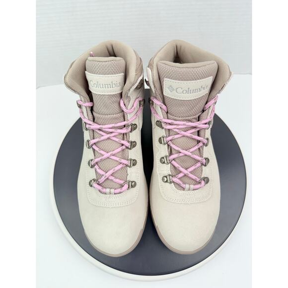 Columbia Newton Ridge Plus Womens Sz 11 Waterproof Amped Hiking Boots Dark Stone - Picture 3 of 10